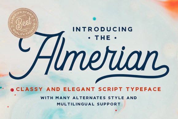 Almerian Typeface for Elegant Editorial Design