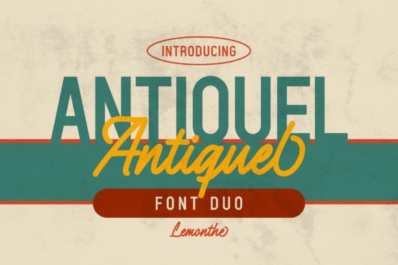 Antiquel Font Duo for Modern Brand Campaigns