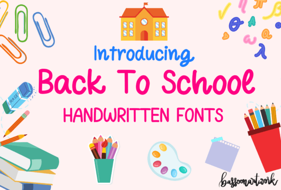 Back to School Handwritten Font for Editorial Design