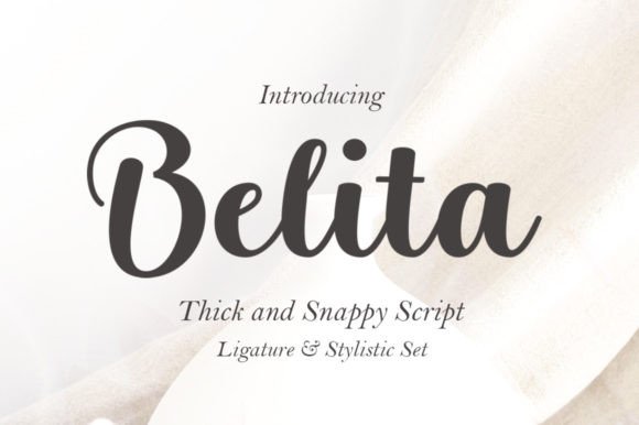 Belita Font: Elevate Your Brand with Elegant Script