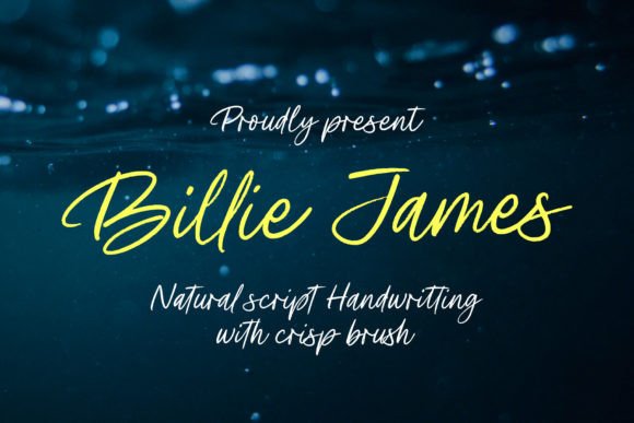 Billie James: The Elegant Script Font for Branding