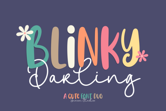 Blinky Darling Duo: A Romantic Typeface for Editors