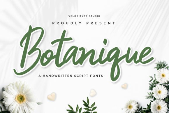 Botanique: A Handwritten Script Font for Editorial Design
