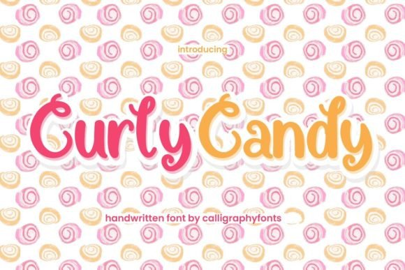 Curly Candy Font for Playful Branding