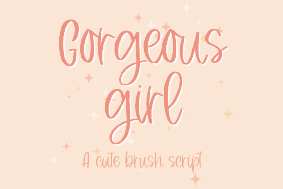 Gorgeous Girl: A Sweet Script Handwritten Font for Editors