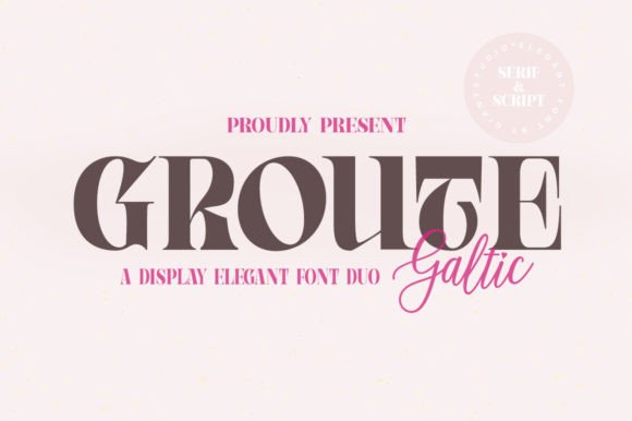 Groute Font Review: Elegant Serif Design & Free Download