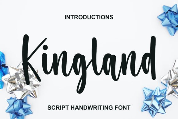 Kingland Font: Elegant Script for Handmade Brands