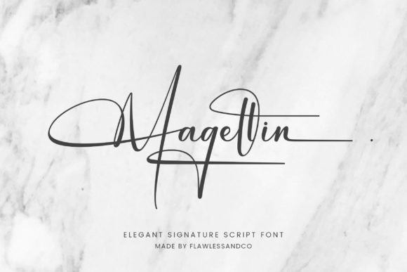 Magellin Script Font for Elegant Handmade Designs
