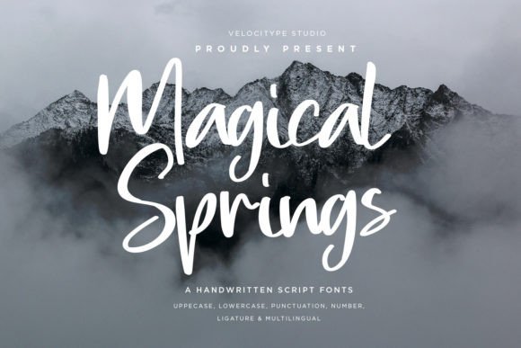 Magical Springs: The Modern Script Font for Marketers
