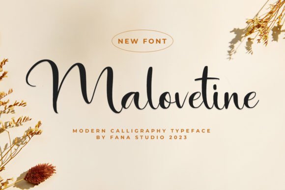 Malovetine Script: Elegant Typography for Modern Design