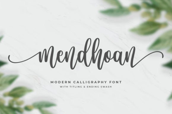 Mendhoan: Elevate Your Brand with Elegant Script Fonts