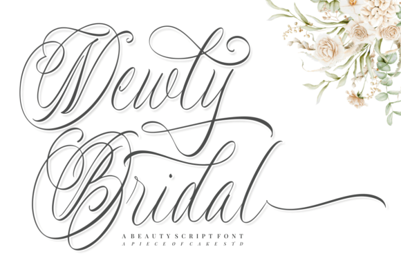 Newly Bridal Font for Elegant Handmade Designs