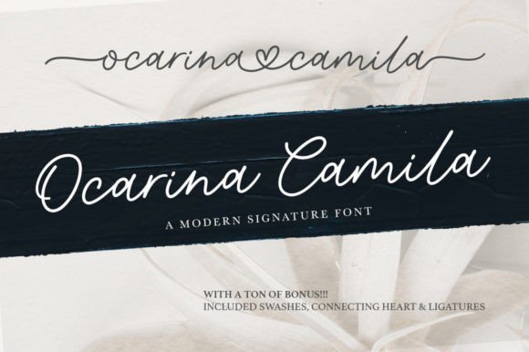 Ocarina Camila: The Script Font for Scroll-Stopping Designs