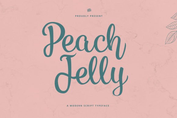 Peach Jelly Font for Elegant Branding