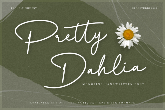 Pretty Dahlia: A Delicate Script Font for Editorial Design