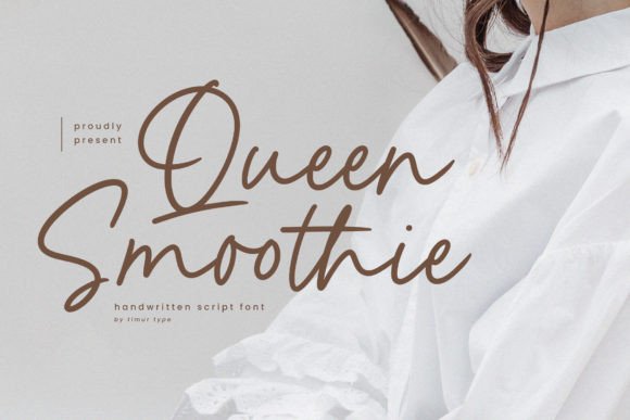 Queen Smoothie: An Elegant Script Typeface for Branding