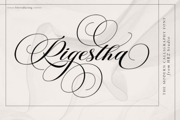 Rigestha Font Review: A Modern Copperplate Script