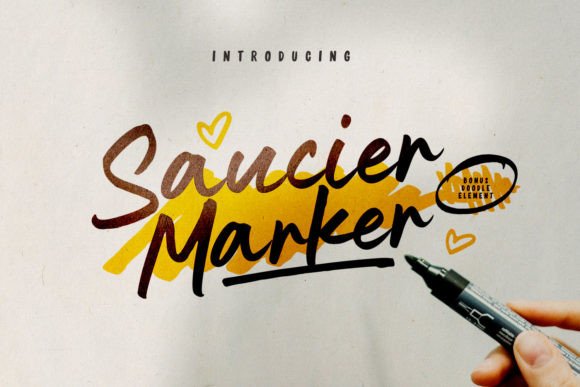 Saucier Marker: The Handwriting Font for Scroll-Stopping Campaigns