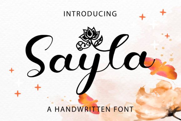Sayla Script Font for Elegant Editorial Design