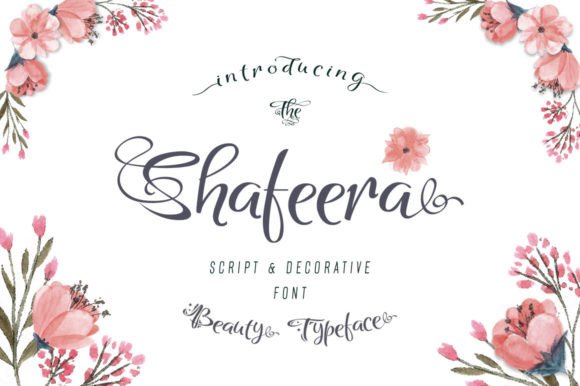 Shafeera Script Font for Modern Branding
