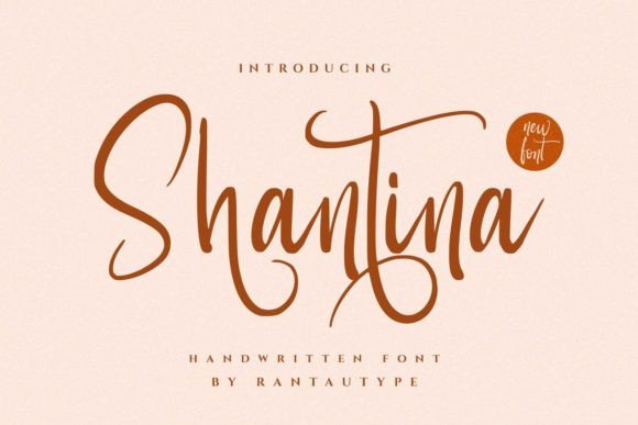 Shantina: The Script Font for Scroll-Stopping Design