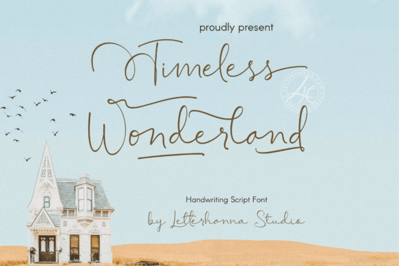 Timeless Wonderland: A Calligraphic Font for Crafters