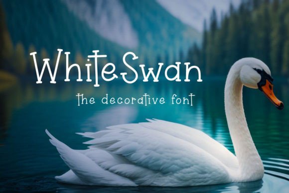 White Swan Font for Elegant Editorial Design