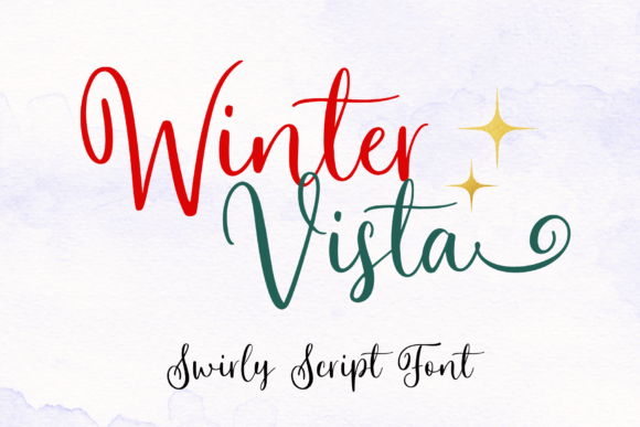Winter Vista: The Perfect Script Handwritten Font for Makers